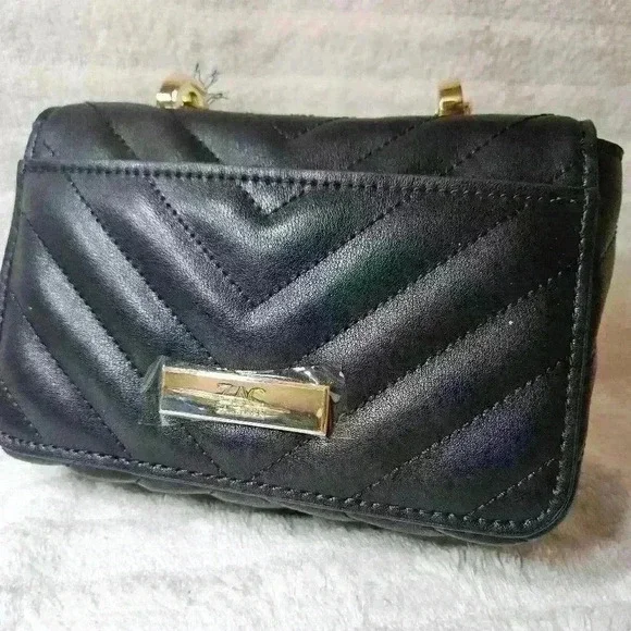 NWT Zac Posen mini Earthette faux-pearl embellished shoulder bag - Picture 3 of 8